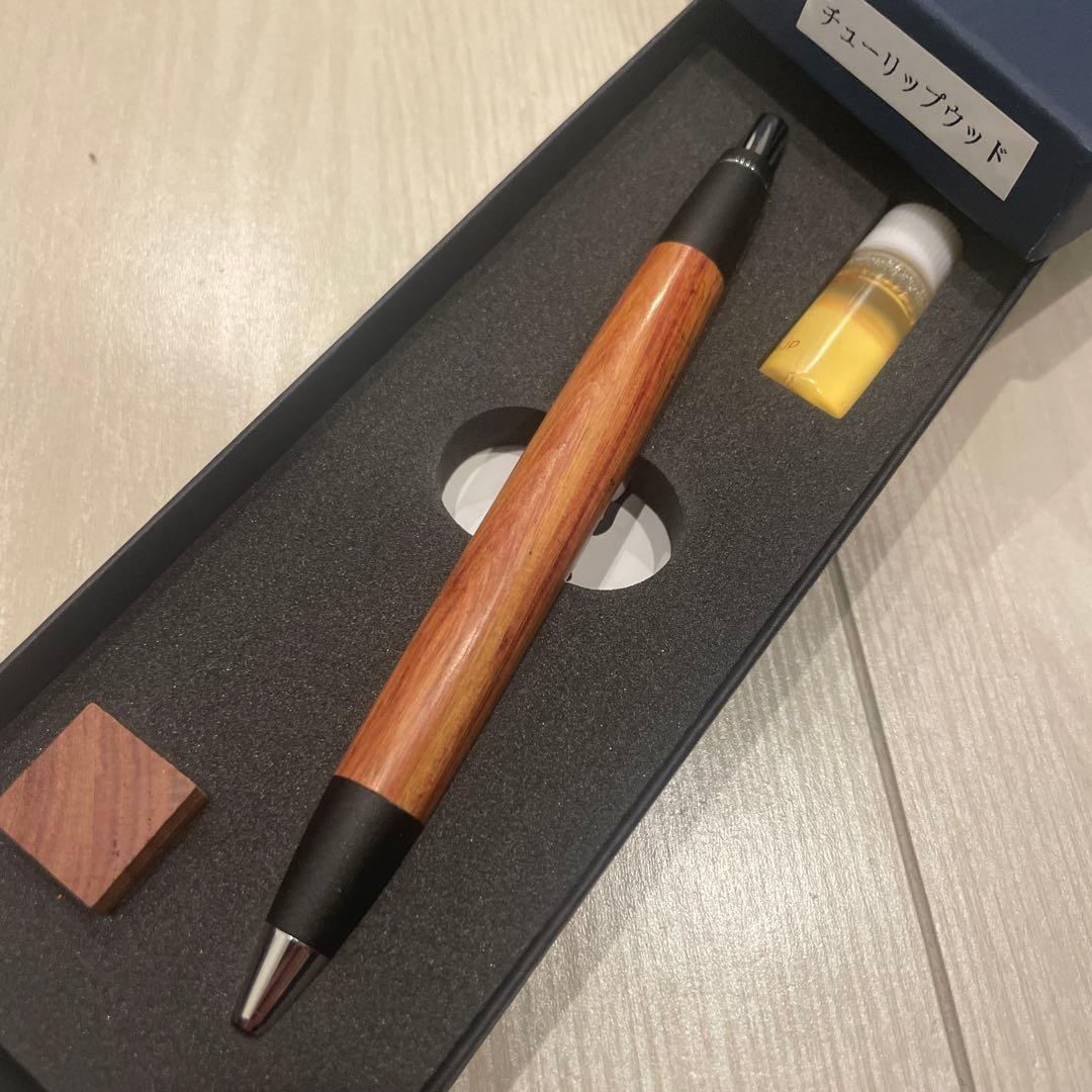 旧型 野原工芸 スタンダードボールペン チューリップウッド