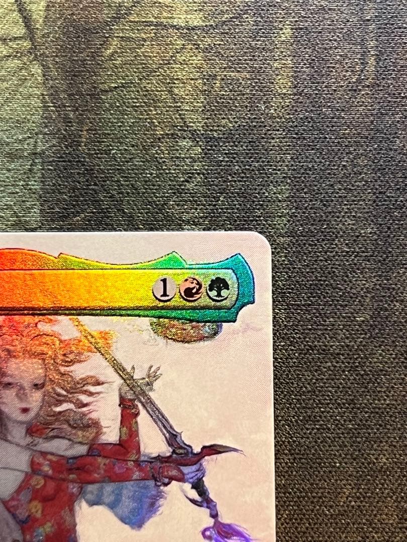 MTG 魔導戦士、ティナ ボーダーレス　foil フルアート