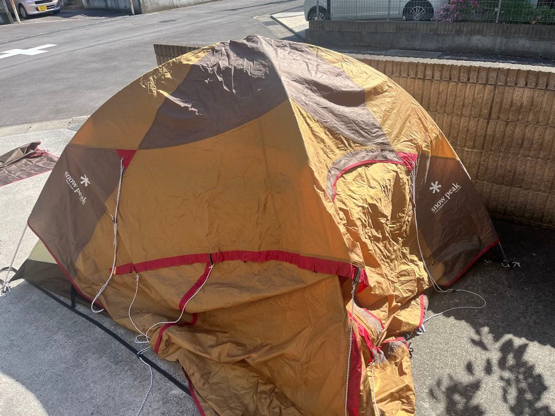 中古美品！ peakアメニティドームs グランドシートセット