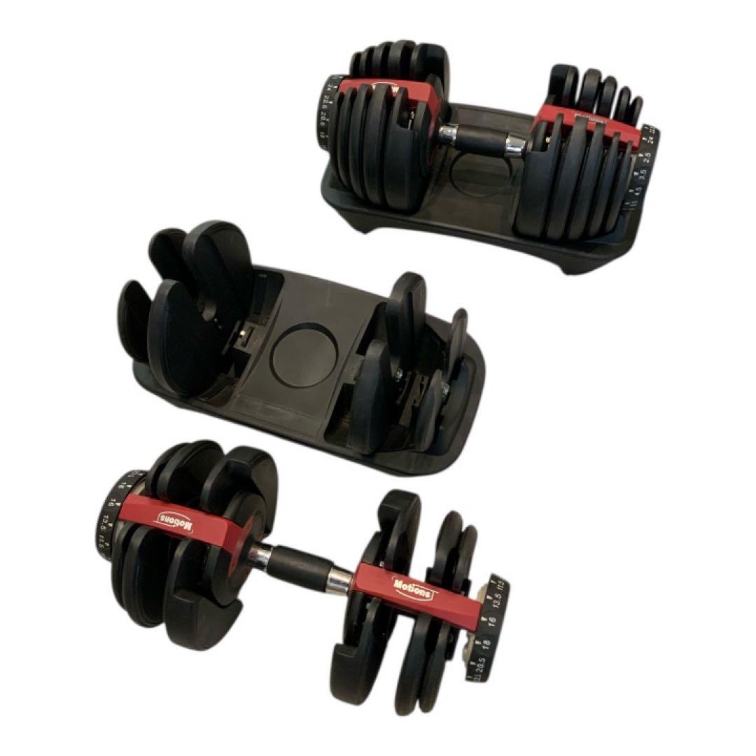 直渡しMotions可変式ダンベル24kg×2＆トレーニングベンチ＋マット