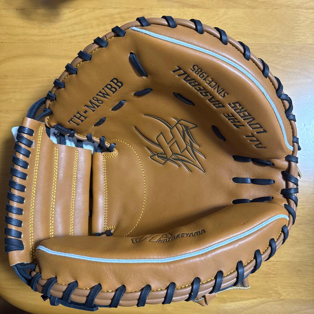 ハタケヤマ　軟式用　キャッチャーミット　右投げ用