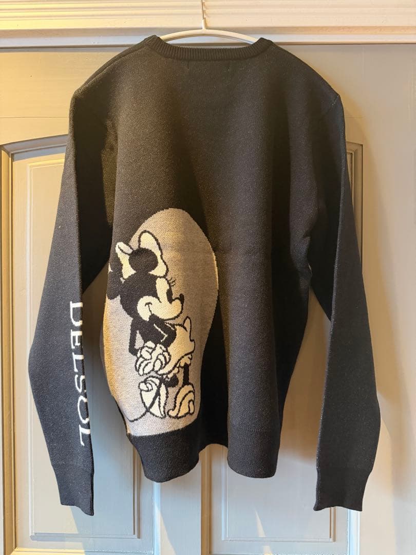 早い者勝ち！セール今期DELSOLデルソルLLゴルフセーター美品ミッキー&ミニー