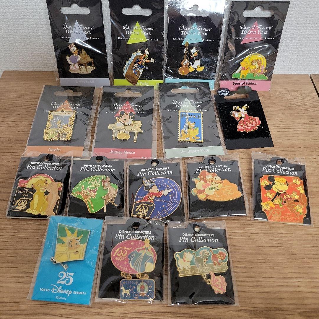 【ディズニー】100周年　ピンコレクション 　ピンバッジ　おまとめ