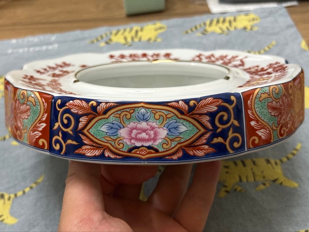 【超激レア】　任侠　土佐犬　記念品　有田焼灰皿　010