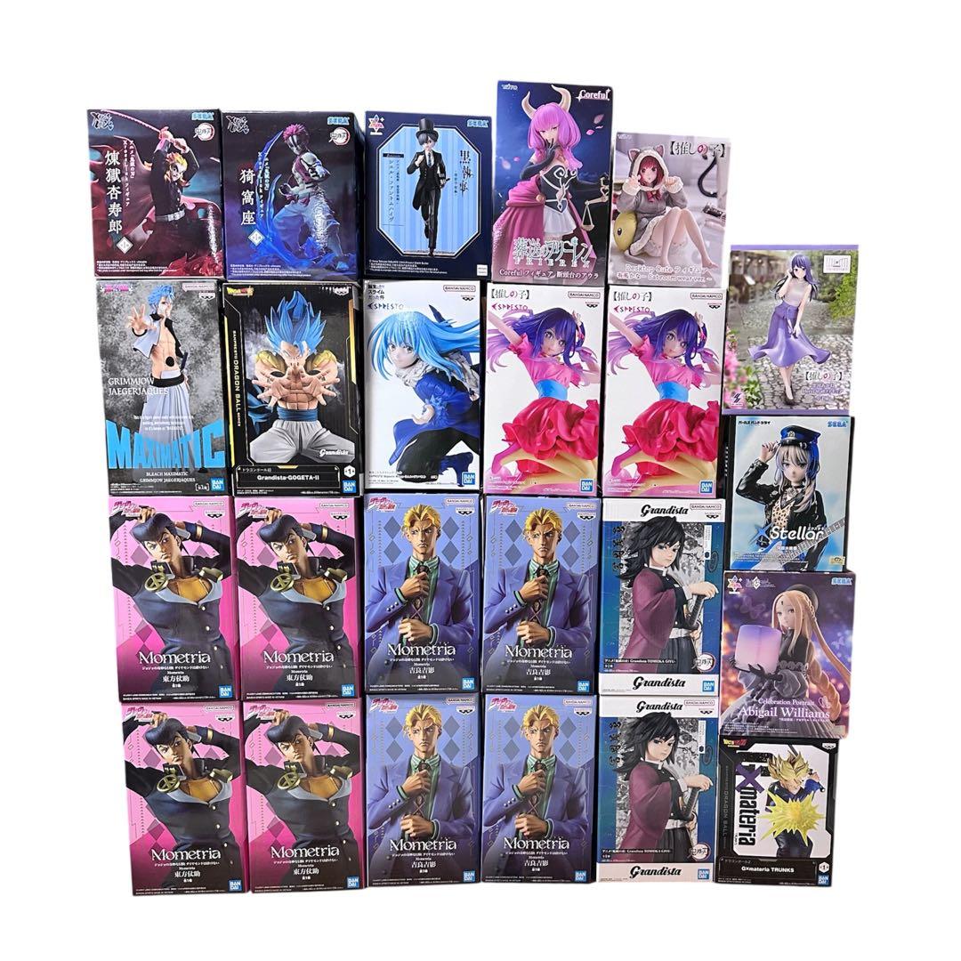 【新品未開封】最新含む プライズフィギュア 24体まとめ売り ジョジョ 鬼滅の刃