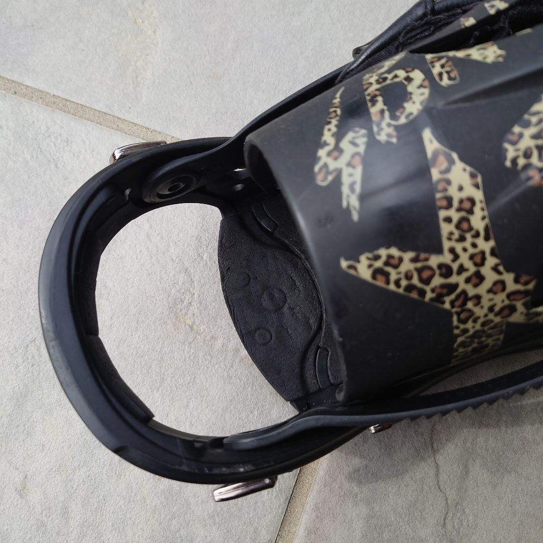 FLUX ヒョウ柄 スノーボードビンディング