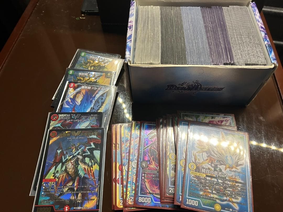 デュエルマスターズ 引退品　デッキ５個セット　シングルカード多数