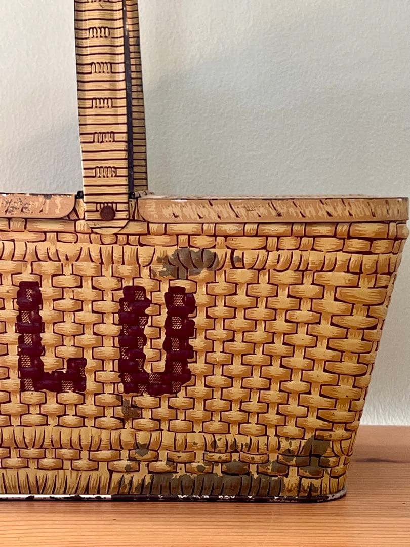 LU ビスケット バスケット パニエ 缶 /フランス ハグオーワー　マチルド