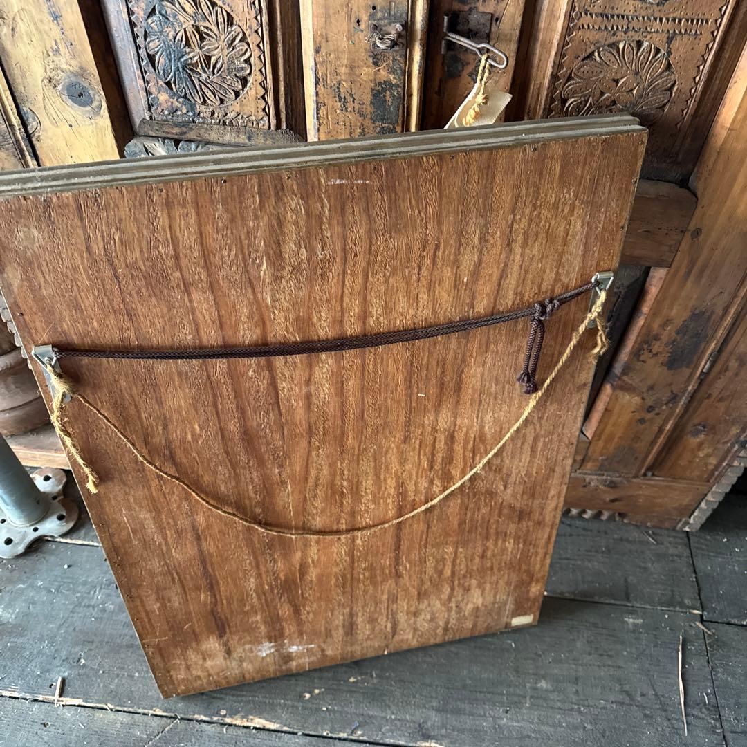 トルコ彩色タイル壁掛け額