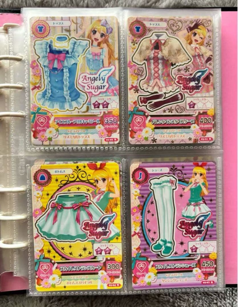 こ*く様 アイカツカード　平成女児カード　まとめ売り　700枚以上　バインダー3