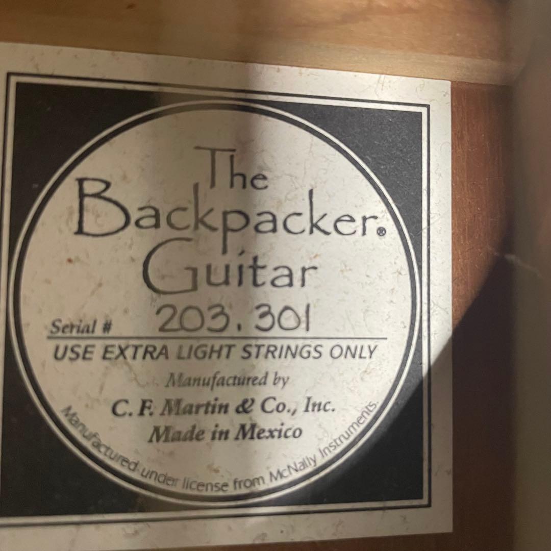 美品 Martin マーチン アコースティックギター Backpacker