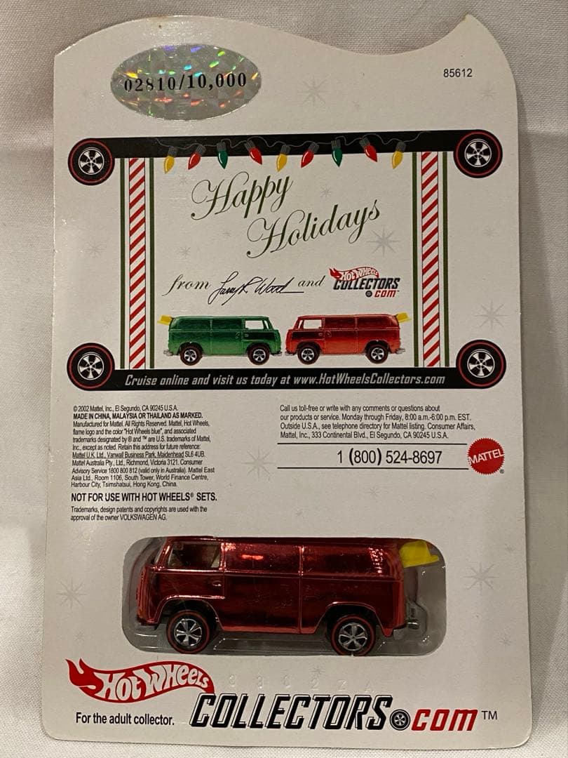 ミニカー HotWheels 2002HOLIDAY CAR Beach Bomb