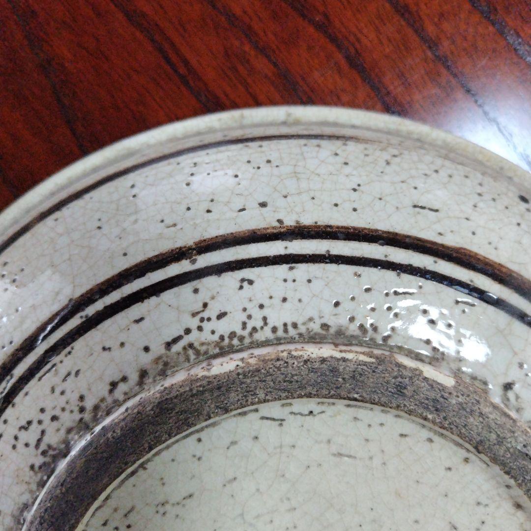 装飾陶器皿　桃山時代～江戸時代 唐津 古志野 絵志野 鳥絵 皿 瀬戸