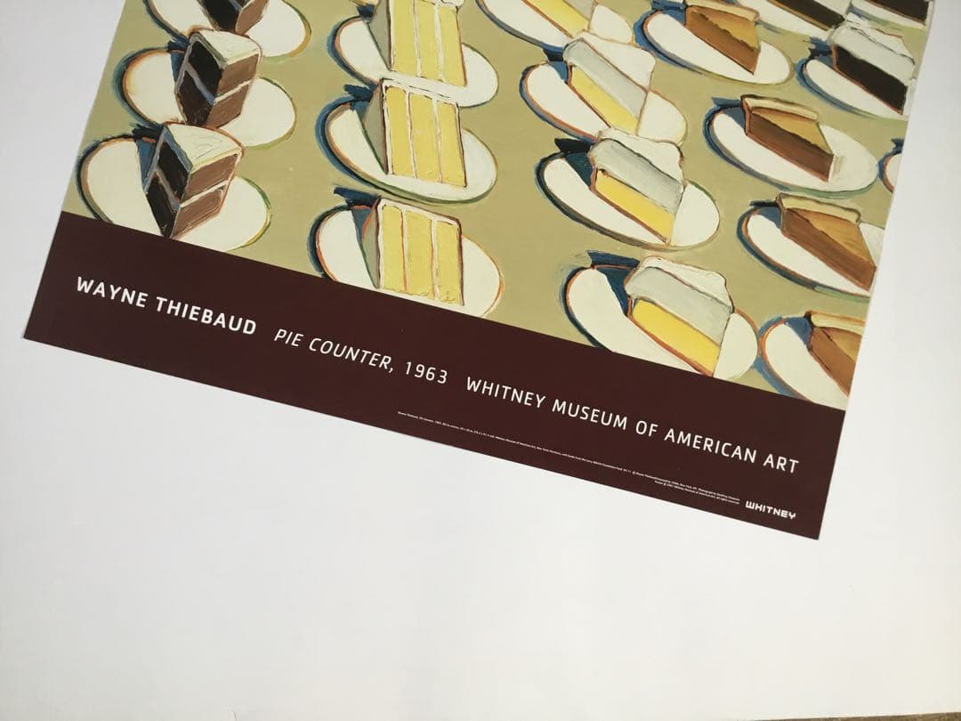 ウェイン・ティーボー　Wayne Thiebaud 「パイカウンター」