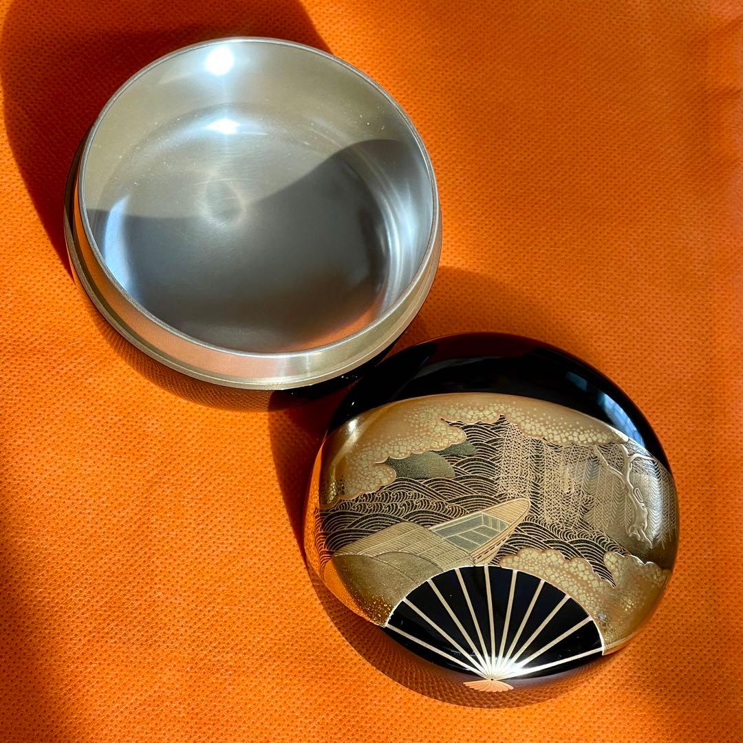 童甫　扇面平棗