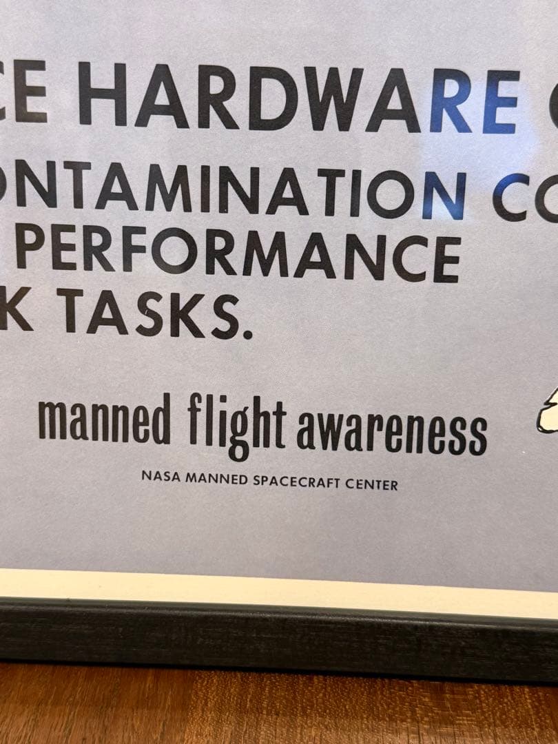 snoopy アストロノーツ　NASA ヴィンテージ　シルクスクリーン　ポスター