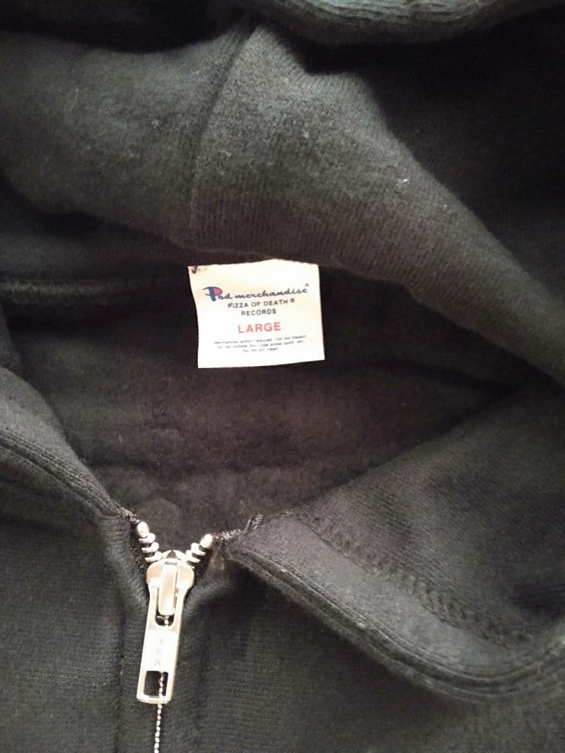 PIZZA OF DEATH PIZZA ZIP HOODIE 　パーカー　L