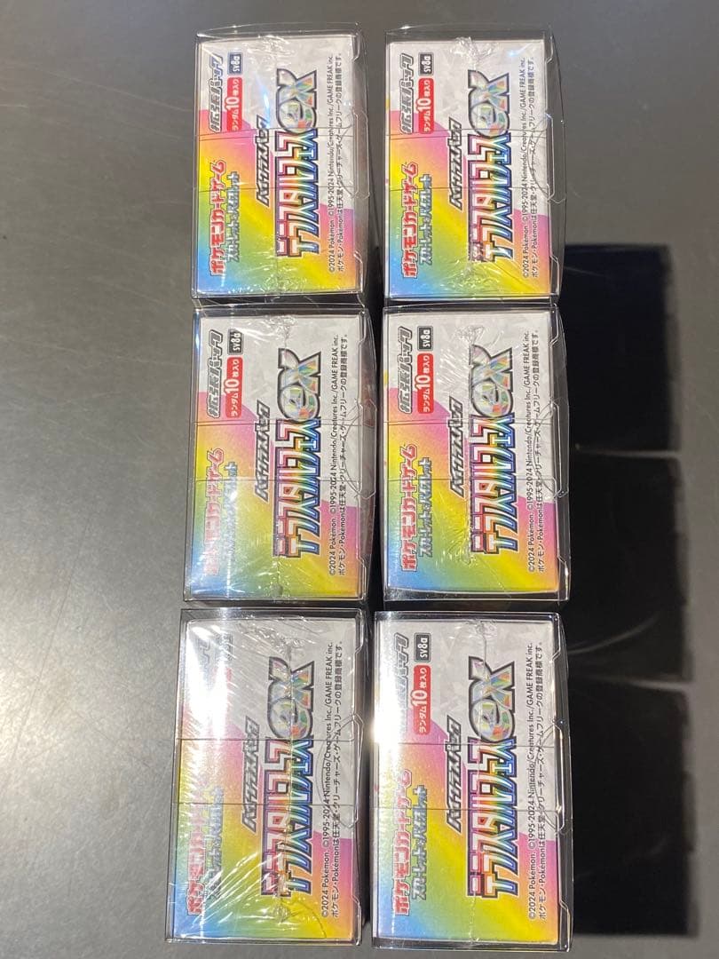 【新品未開封シュリンク付き】テラスタルフェスex 6box ポケモンカードゲーム