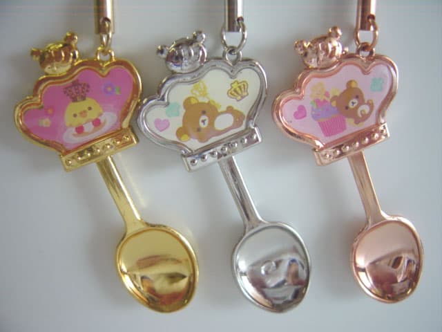 ♯Itm08FTリラックマスイーツメタルストラップ全6種