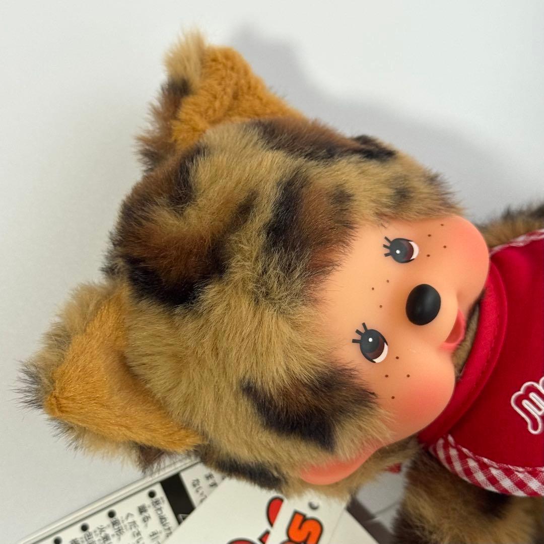 【カスタム】モンチッチ ヒョウ柄 ぬいぐるみ Sサイズ　（男の子）