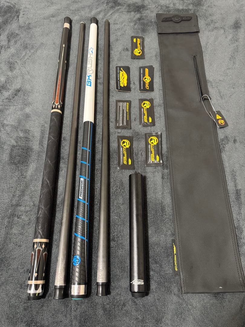 Predator スローン 3-1、Revoシャフト、Bkrushキューセット