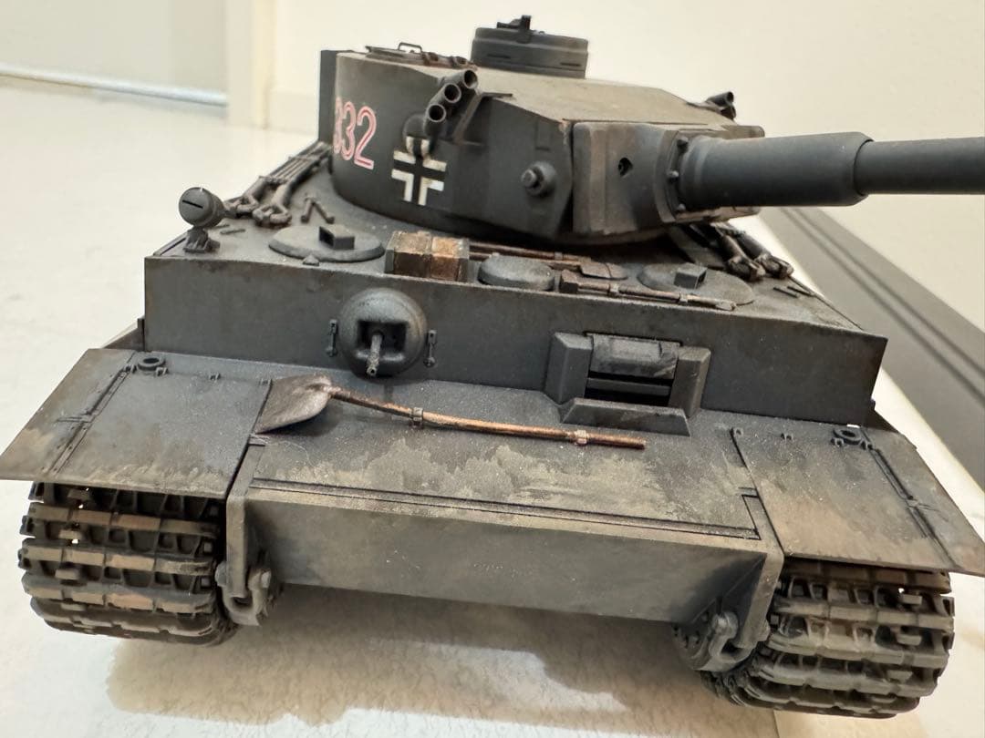 タミヤ ティーガー１プラモデル 完成品