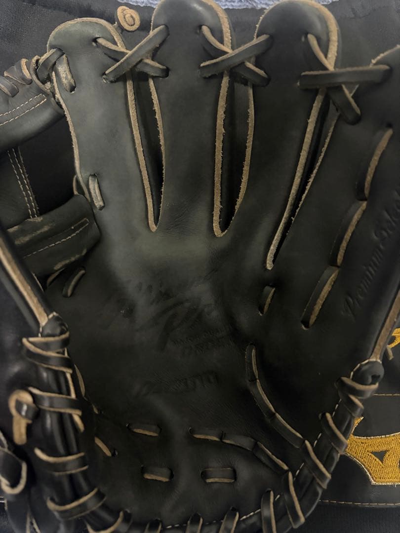 Mizuno プロブラック グローブ 右投げ内野手用