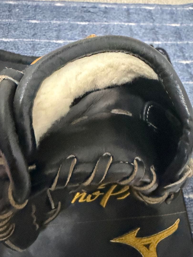 Mizuno プロブラック グローブ 右投げ内野手用