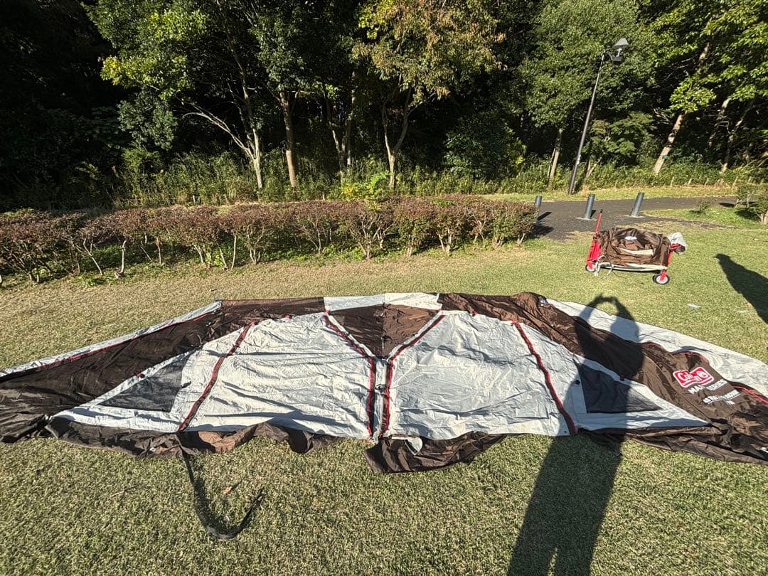 コールマン　4Ｓワイド2ルームコクーン3＋グランドシート※外箱あり