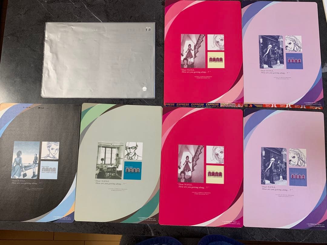 NANA ジャンボシールダス　新品全4種＋1種+使用済　計7点セット　矢沢あい