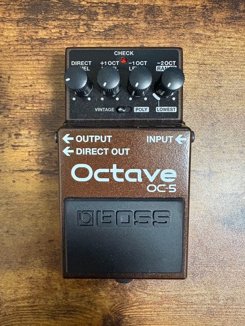 ギター boss oc-5 octave