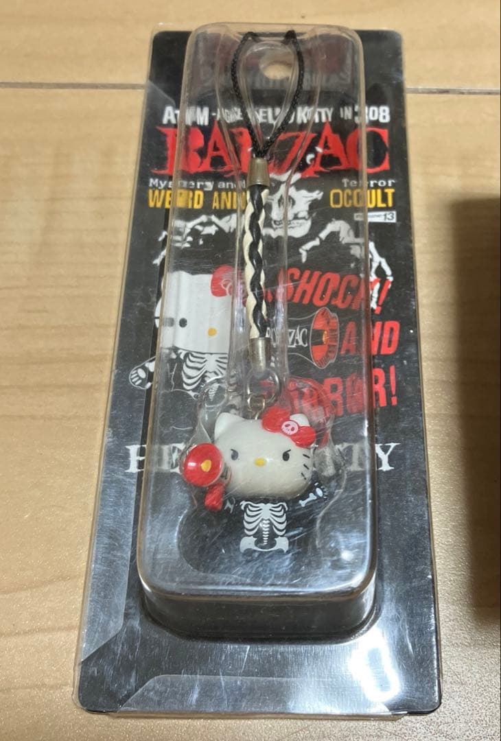 レア　バルザック×ハローキティ 骸骨　根付