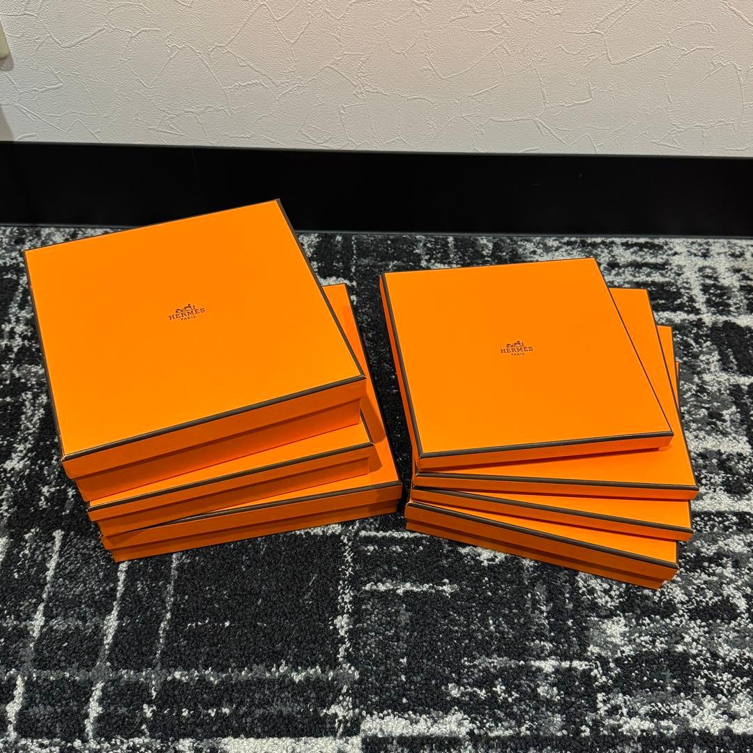 32 HERMES　エルメス　オレンジ　空箱　14個セット