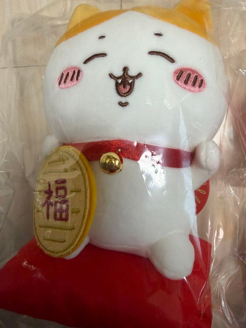 ちいかわ 招福　だるま 5点セット（ハチワレぬいぐるみ・マスコット他）