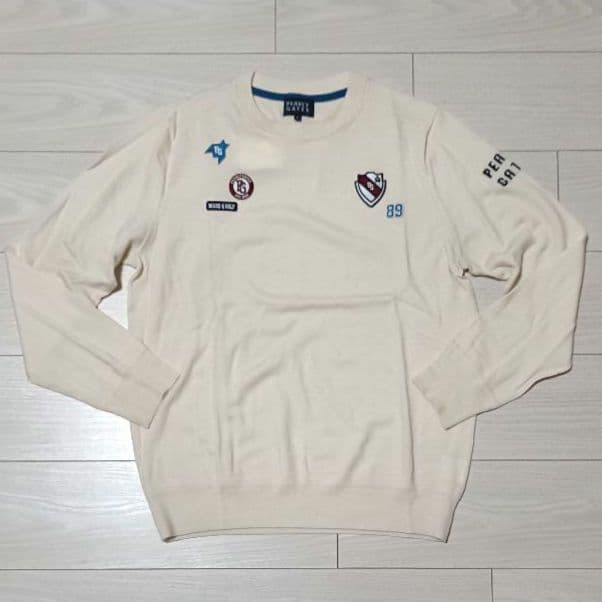 パーリーゲイツ☆メンズ長袖ニット☆サイズ５(Ｌ)