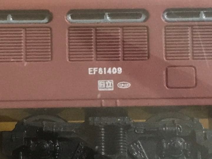 ＥＦ81形交直流電気機関車　4台セット　鉄道模型