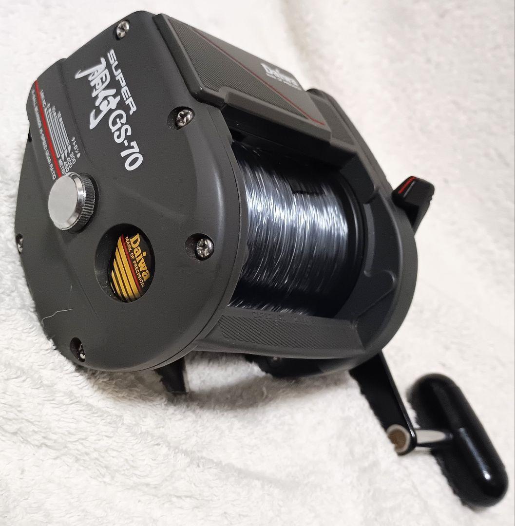 ダイワスーパー胴付GS-70大型両軸リール！底物にもいけるレア品