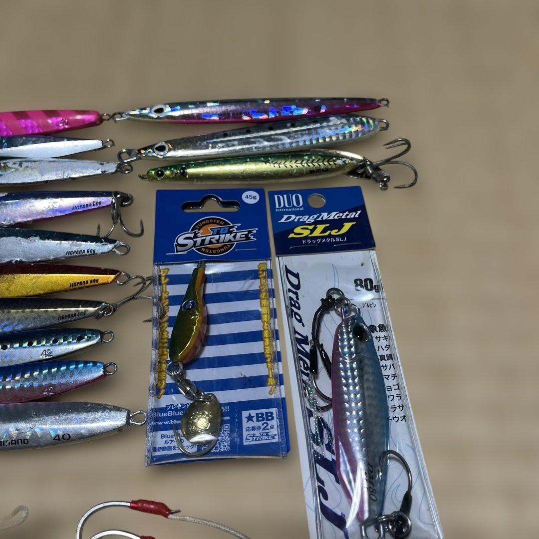 ライトショアジギング引退セット、メタルジグ色々価格交渉お気軽に