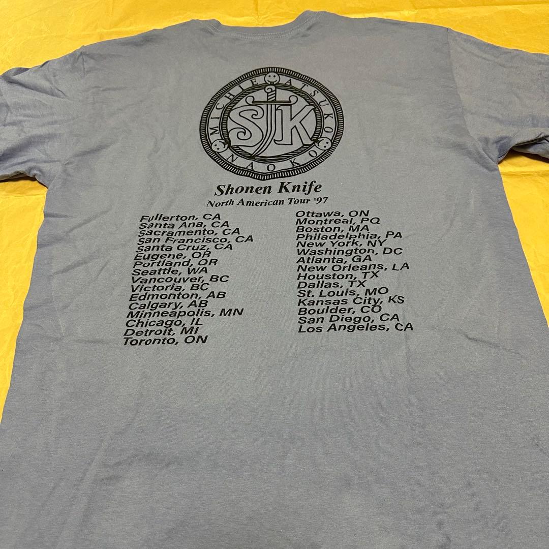 油*オ様 shonen knife 少年ナイフ 北米ツアー 97年 Tシャツ パ