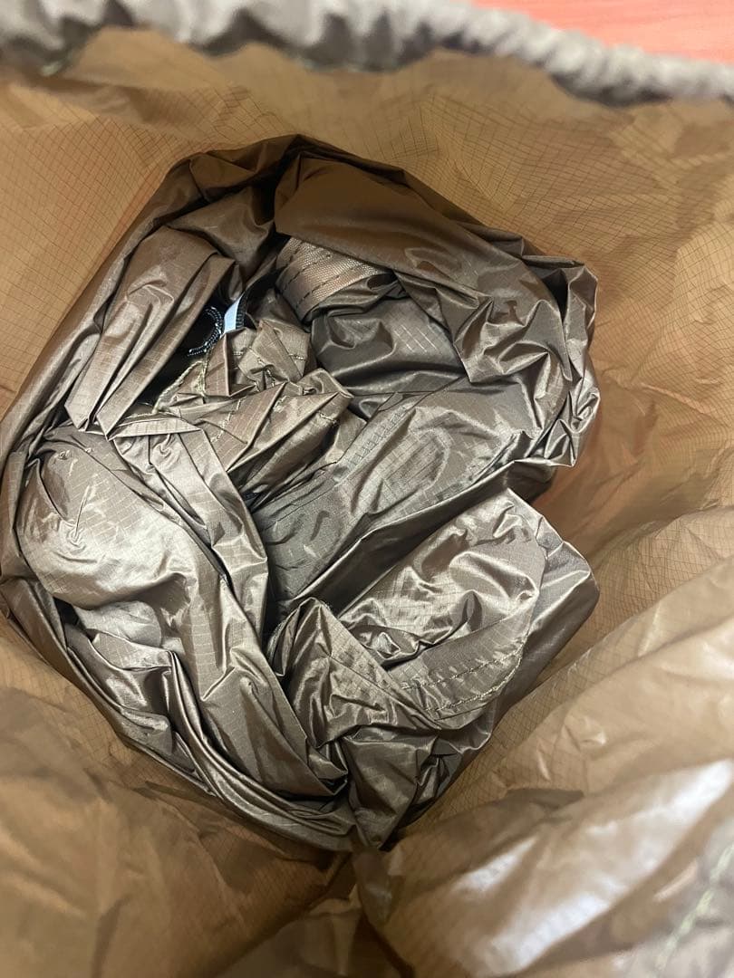 謎テント　Unafreely 5〜6人用　ワンポールテント　ダークブラウン