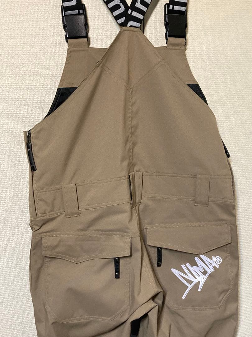 スノーボード ビブパンツ メンズMサイズ nima