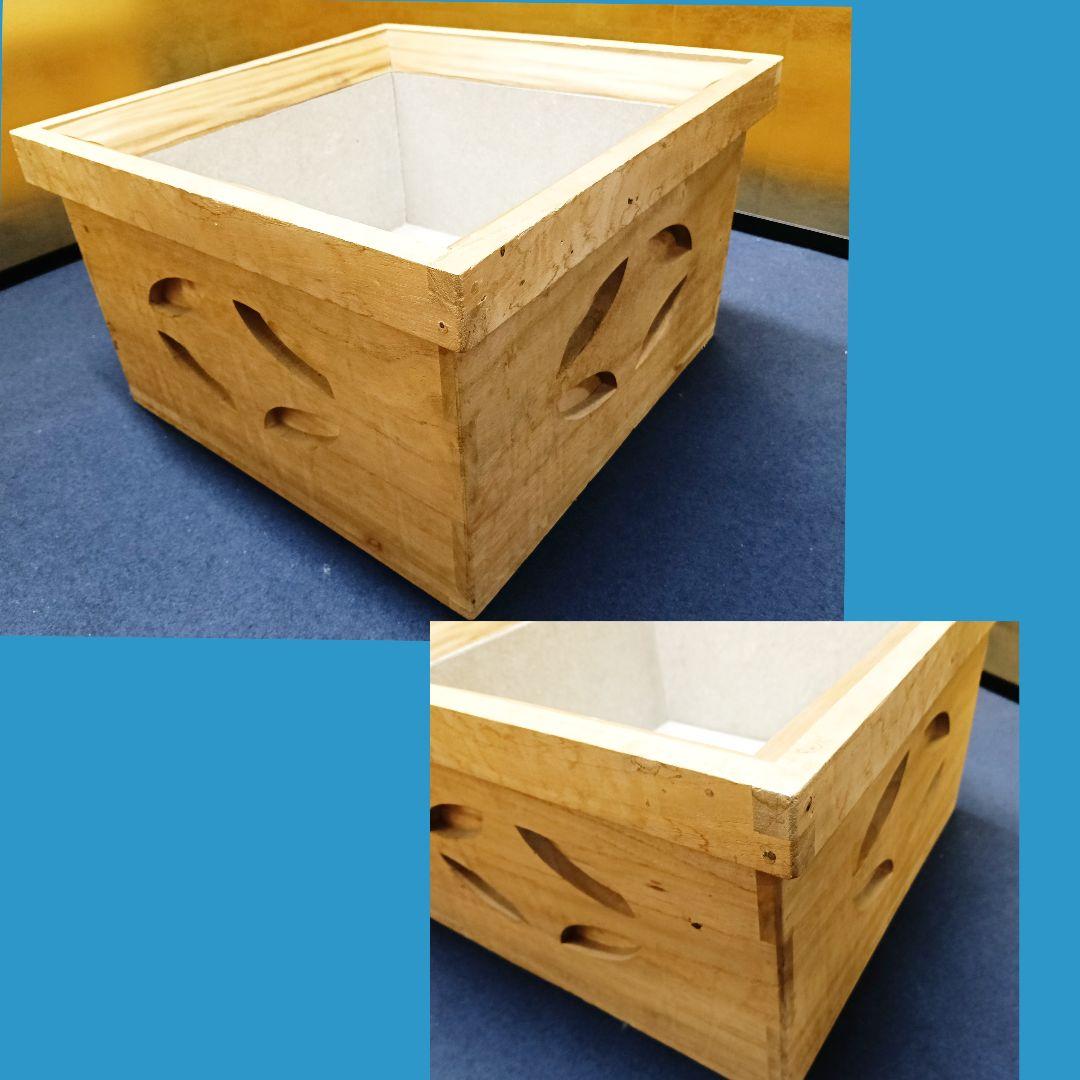 AO19 置炉 桐製 内側耐熱プレート 五徳付 七宝透彫 専用紙箱 茶道具