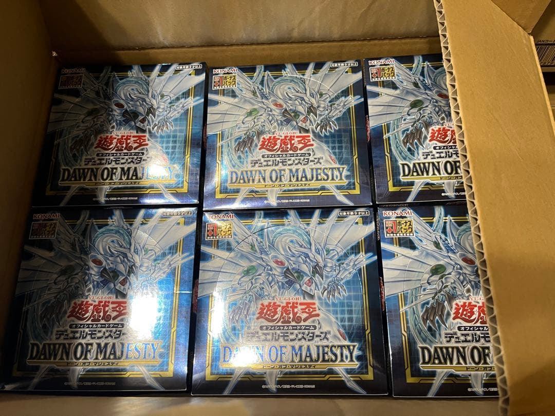 遊戯王 新品未開封 カートン ドーン・オブ・マジェスティ 24box