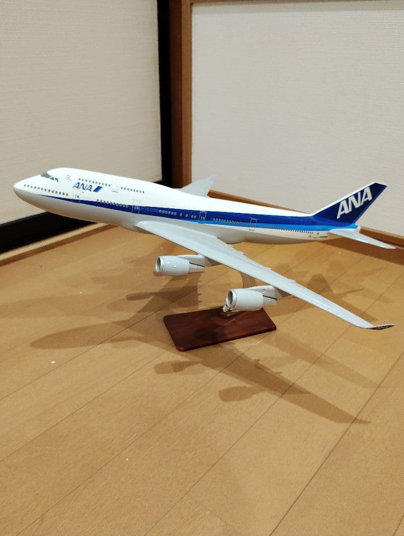 お値下げ 飛行機模型 ANA ボーイング747