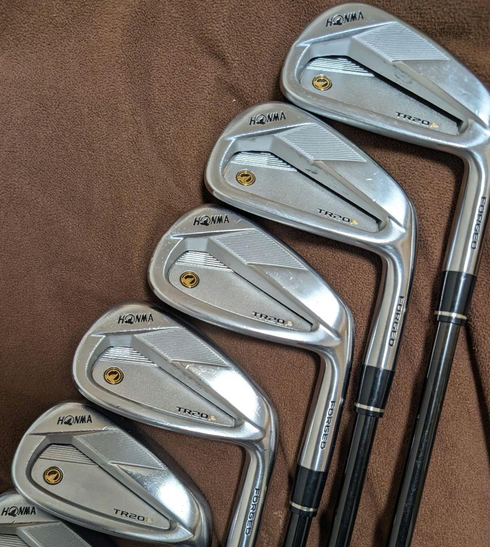 【美品】TR20P アイアン カーボン 65 FLEX　S（6〜10※P）