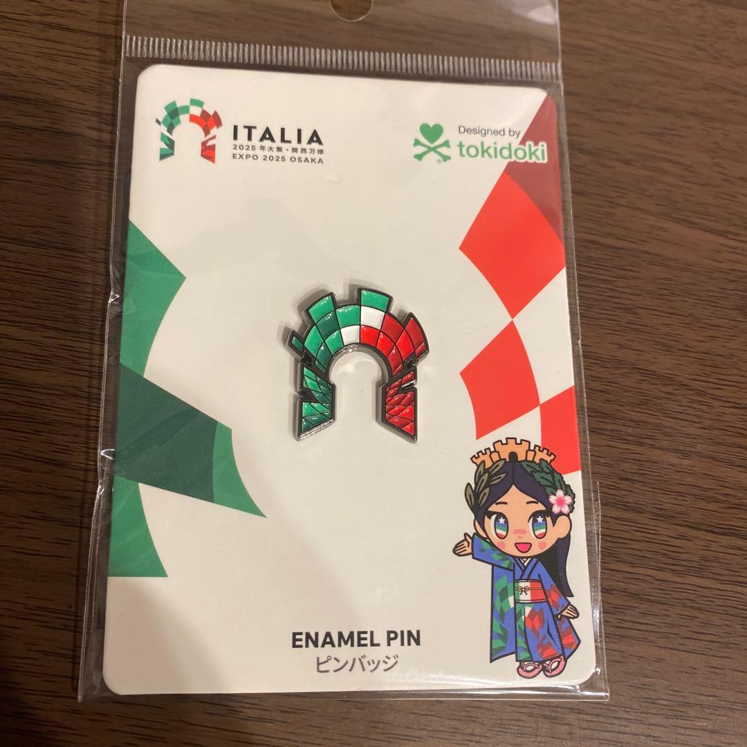 大阪・関西万博　イタリア館　ピンバッジ　EXPO 2025 OSAKA