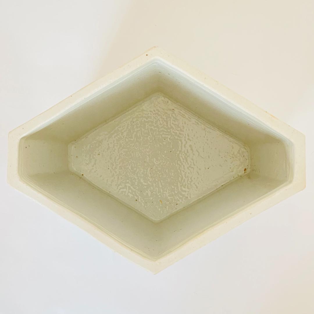 菱馬水指 染付　景徳鎮窯 王懐英　共箱入　茶道具　茶器　陶芸　伝統工芸品