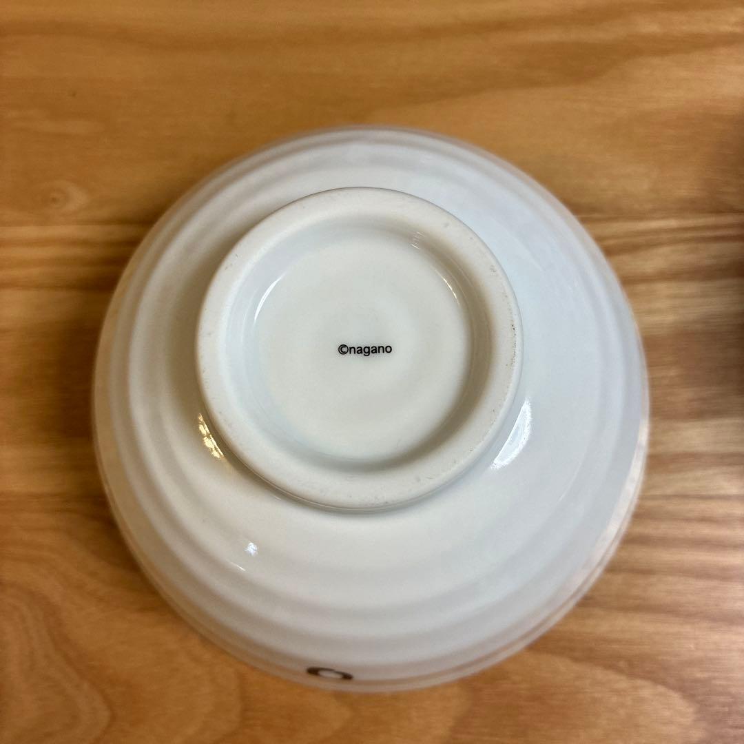 ２個セット　ナガノ　くま　もぐもぐ　茶碗