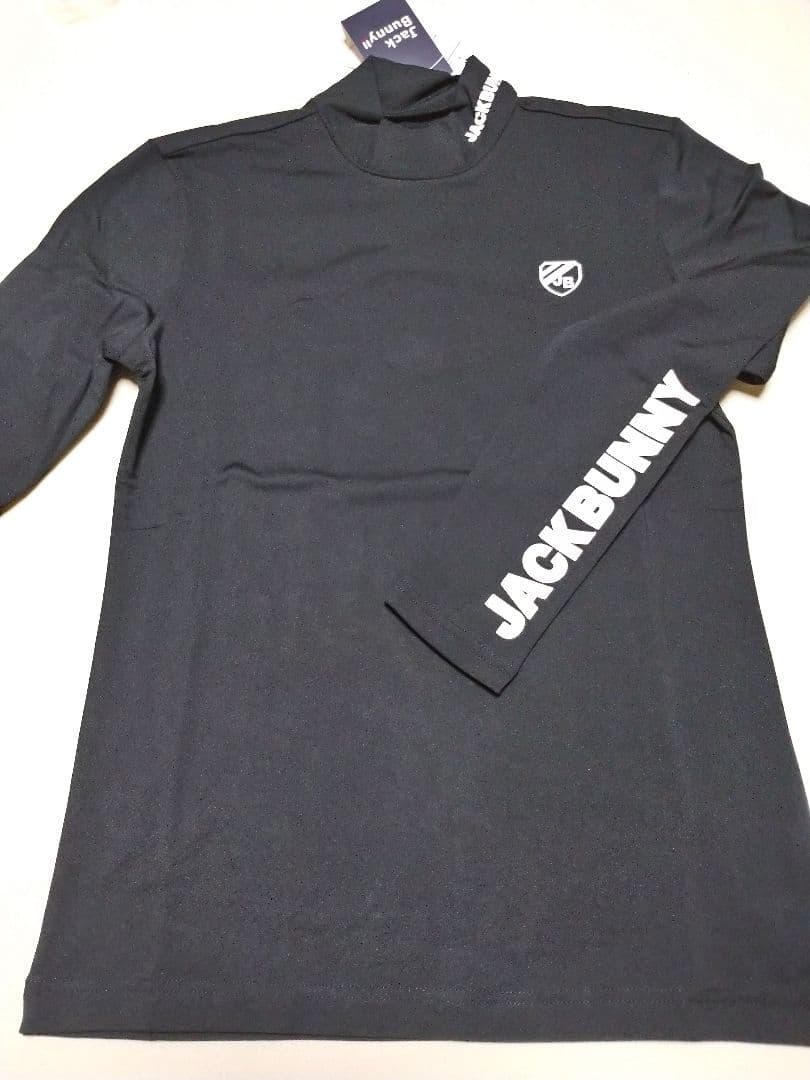 黒 裏起毛ストレッチ 00サイズXS ジャックバニー ゴルフウェア 長袖