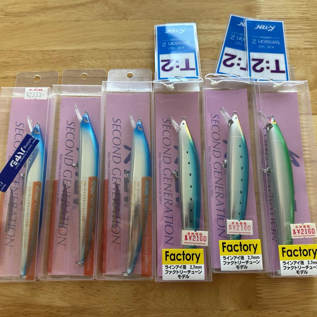 特価　タックルハウス　K-TEN K2F142 6個セット　限定カラー